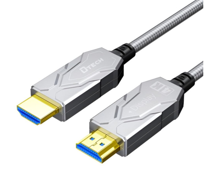 Кабель оптический армированный HDMI 2.0 40m Dtech DT-HF2040K Кабель оптический армированный HDMI 2.0 40m Dtech DT-HF2040K