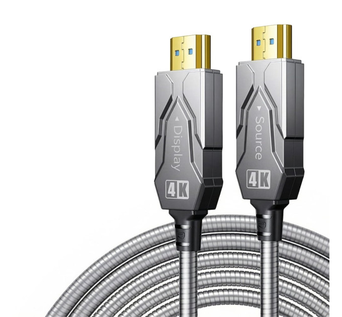 Кабель оптический армированный HDMI 2.0 40m Dtech DT-HF2040K