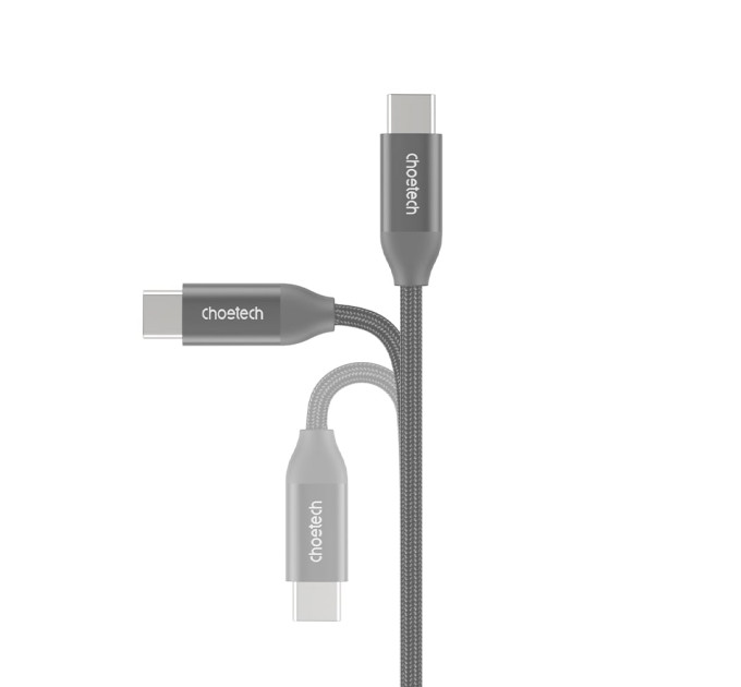 Кабель Choetech XCC-1035 Black USB-C to USB-C PD3.1 240W 1m