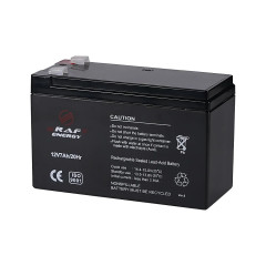 Аккумуляторная батарея 12В 7Ач Kraft 12V7Ah/20Hr F2 AGM свинцово-кислотная