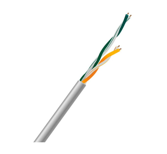 Кабель витая пара UTP CAT5E CU 0.5 2PR PVC Indoor Kraft 500m Кабель витая пара UTP CAT5E CU 0.5 2PR PVC Indoor Kraft 500m