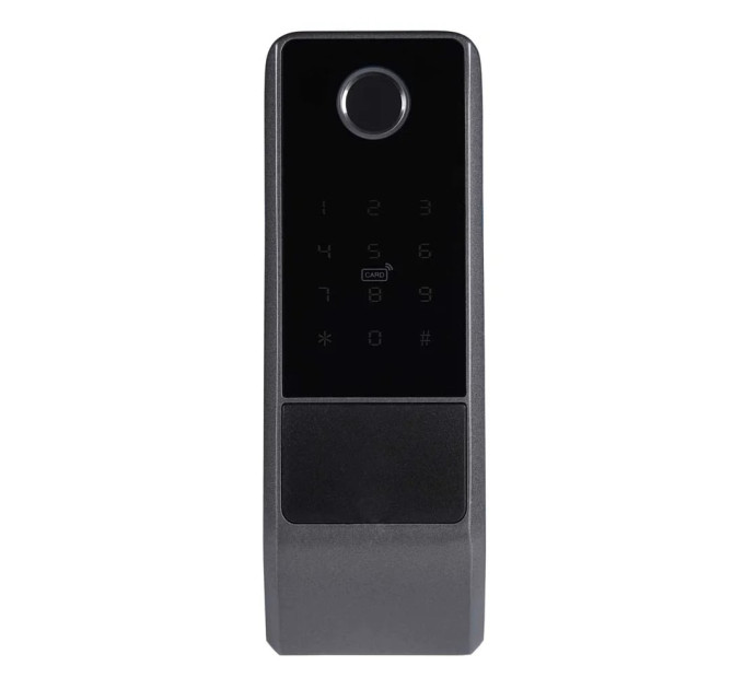 Замок біометричний автономний Trinix TRL-5201BTFW Black Left з Bluetooth, зчитувачем відбитків пальців і карт Mifare