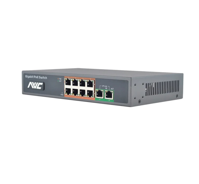 PoE-коммутатор 10-портовый гигабитный NVC-1008G PoE-коммутатор 10-портовый гигабитный NVC-1008G
