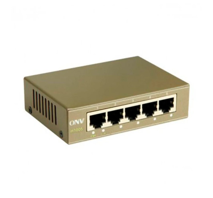 Комутатор 5-портовий гігабітний ONV-H7005