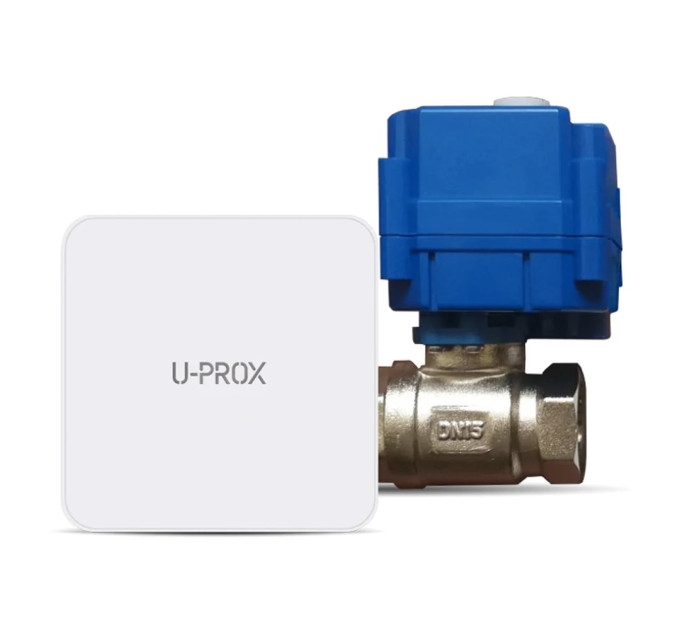 Комплект «антипотоп» ITV U-Prox Valve DN15 з електроклапаном перекриття води 1/2" та пристроєм керування клапаном