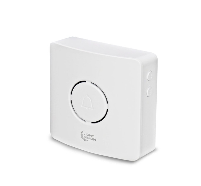 Дверний WiFi дзвінок Light Vision VLC-DR10T(Tuya) White з ІЧ-датчиком руху