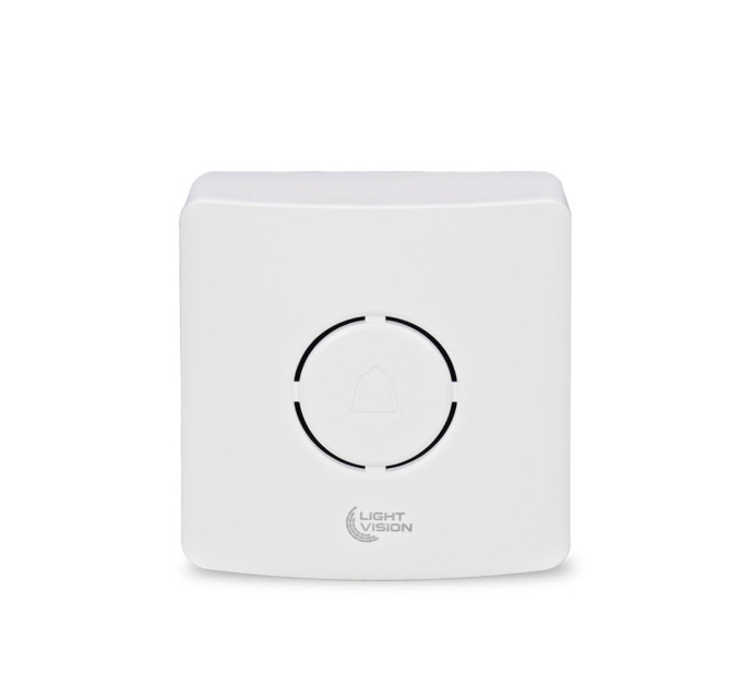 Дверний WiFi дзвінок Light Vision VLC-DR10T(Tuya) White з ІЧ-датчиком руху