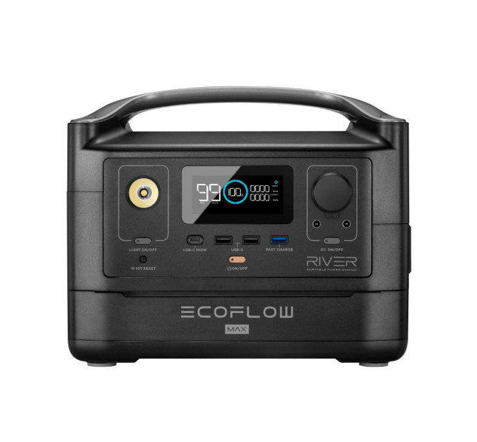 Зарядна станція EcoFlow RIVER Max (576 Вт·г)