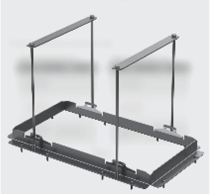 Крепление 5kWh LFP Battery Mounting Bracket Крепление 5kWh LFP Battery Mounting Bracket