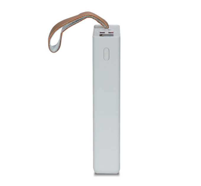 Повербанк 20000mAh Power Bank Kraft TPB-2320 White 22.5W QC3.0 LED-ліхтар