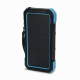 Повербанк с солнечной панелью 20000mAh Power Bank Kraft TPB-1820SLP Blue беспроводная зарядка 18W QC2.0 LED-фонарь