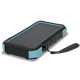 Повербанк с солнечной панелью 20000mAh Power Bank Kraft TPB-1820SLP Blue беспроводная зарядка 18W QC2.0 LED-фонарь