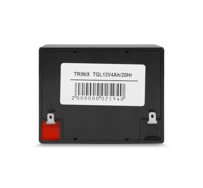 Акумуляторна батарея гелева 12В 4Аг Trinix TGL12V4Ah/20Hr GEL
