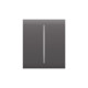 Кнопка Button (grey/сіра) для LightSwitch CenterButton (2-gang) Ajax