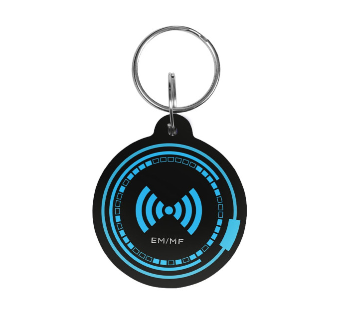 Ключ-брелок EM-Marine+Mifare Trinix Proximity-key EM+MF epoxy круглий d=35 мм блакитний