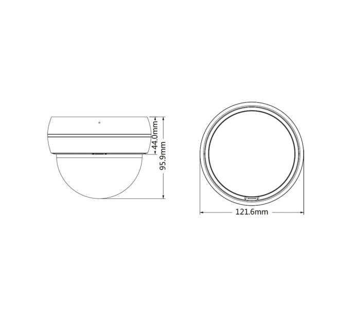 IP-відеокамера 5Mp TVT TD-9552E3B-A (D/AZ/PE/IR2) f=2.8-12mm з мікрофоном