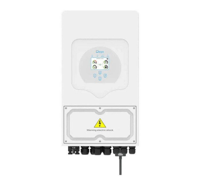 Комплект резервного живлення: гібридний інвертор Deye 5kW SUN-5K-SG03LP1-EU і акумуляторна батарея 51.2В Voltsmile W1 Classic