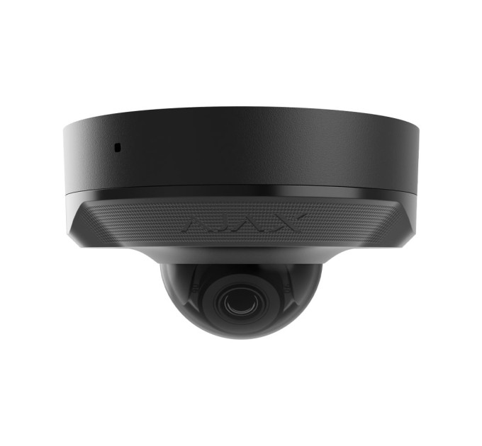 IP-відеокамера 8Mp Ajax DomeCam Mini (8 Mp/2.8 mm) (8EU) ASP Black f=2.8mm з мікрофоном