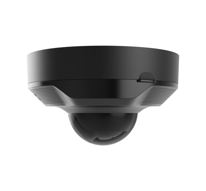 IP-відеокамера 8Mp Ajax DomeCam Mini (8 Mp/2.8 mm) (8EU) ASP Black f=2.8mm з мікрофоном