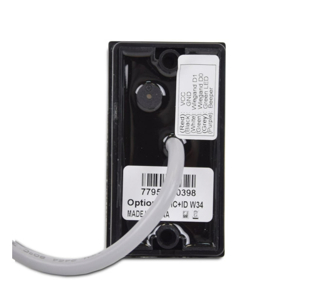 Считыватель ZKTeco KR310 для меток NFC, карт и брелок EM-Marine и Mifare влагозащищен.