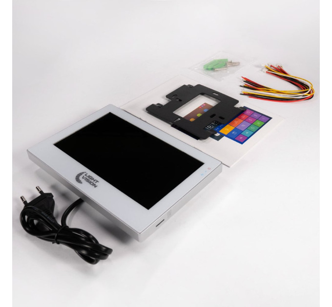 Відеодомофон 7" WiFi Tuya Light Vision SINGAPORE (AI) FHD White