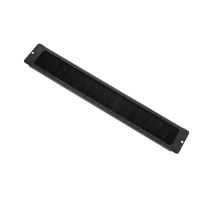 Кабельный ввод Trinix TRX-1U/CEB Black со щеткой для коммутационного шкафа 19" Кабельный ввод Trinix TRX-1U/CEB Black со щеткой для коммутационного шкафа 19"