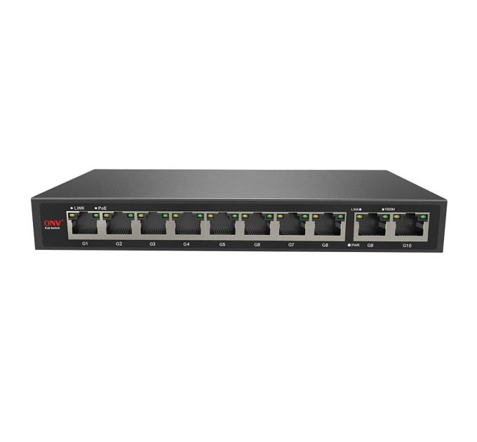 PoE-коммутатор 10-портовый гигабитный ONV-POE33108P
