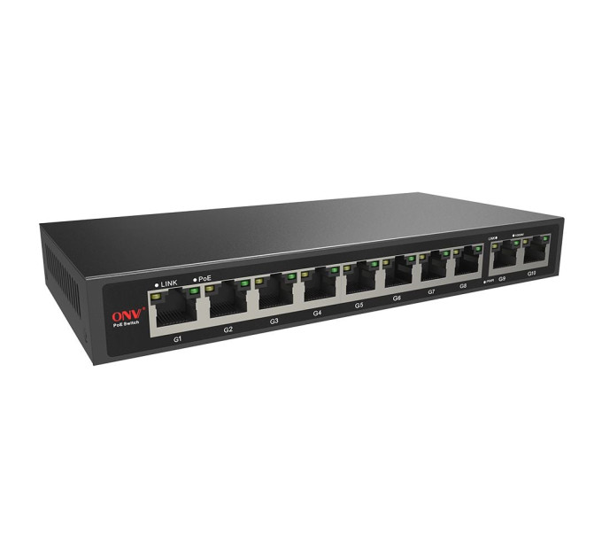 PoE-коммутатор 10-портовый гигабитный ONV-POE33108P
