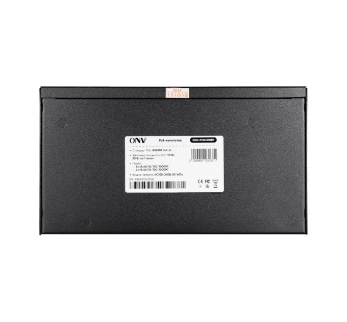 PoE-коммутатор 10-портовый гигабитный ONV-POE33108P