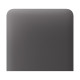 Кнопка Ajax SideButton (1-gang) vertical grey/сіра для Ajax LightSwitch vertical