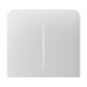 Кнопка Ajax SideButton (2-gang) vertical white/белая для Ajax LightSwitch vertical