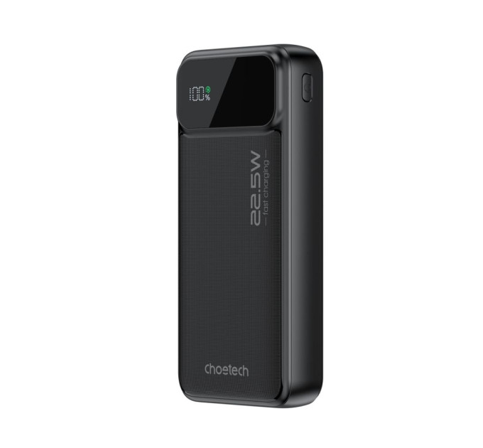 Повербанк 20000 mAh Choetech B729 Black 22.5W QC3.0 PD3.0