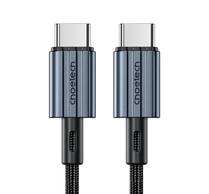 Кабель Choetech ХСС-1015 Black USB-C to USB-C PD60W 2m