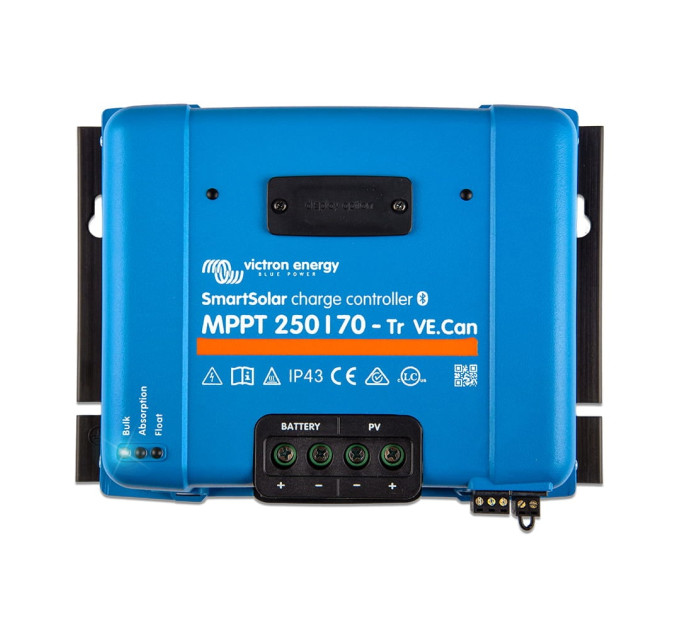 MPPT-контроллер заряда солнечных панелей Victron Energy SmartSolar MPPT 250/70-TR VE.Can