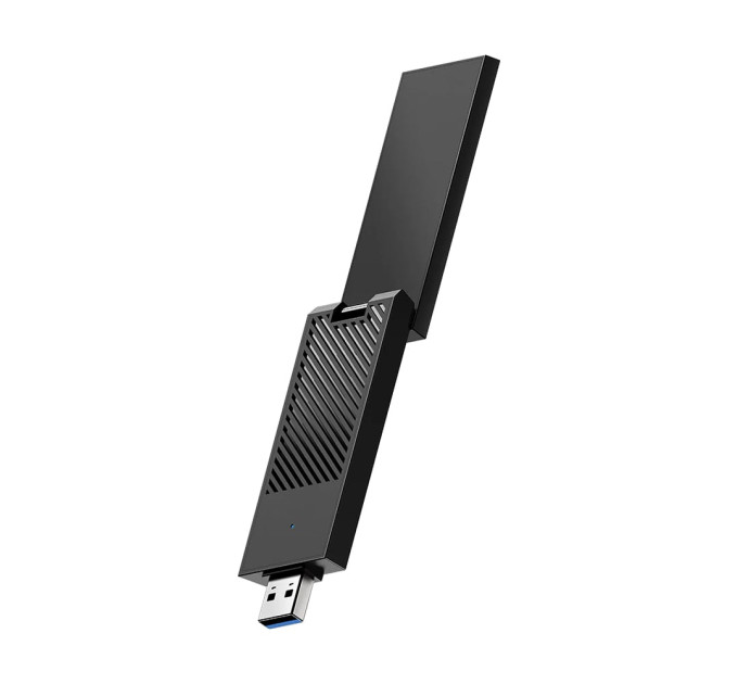 Адаптер WiFi 6E Cudy WU5400 тридіапазонний з USB 3.0 AX5400