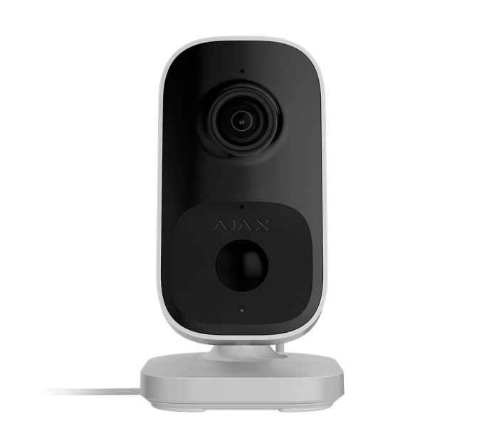 IP-видеокамера с WiFi 4Mp Ajax IndoorCam (4 Mp) White с микрофоном IP-видеокамера с WiFi 4Mp Ajax IndoorCam (4 Mp) White с микрофоном