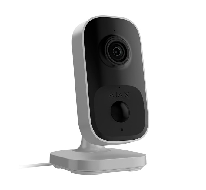 IP-видеокамера с WiFi 4Mp Ajax IndoorCam (4 Mp) White с микрофоном