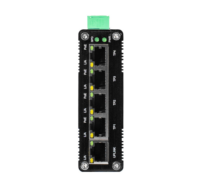 PoE-коммутатор 5-портовый E-LINK LNK-IMC005GP с 4 портами PoE
