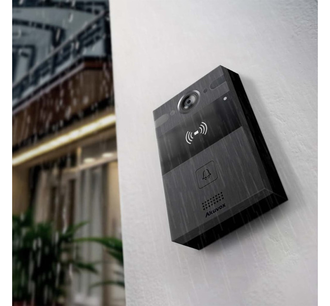 IP-відеопанель 4Mp Akuvox R25A SIP зі зчитувачем EM-Marine / Mifare / NFC