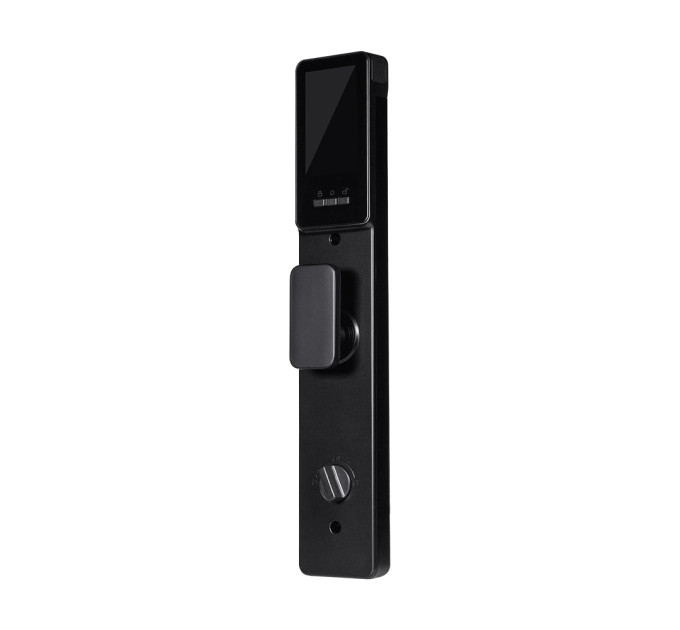 Замок биометрический автономный Trinix TRL-8803BTV Black L/R с Bluetooth и Wi-Fi, распознаванием лиц, ладоней, считывателем отпечатков пальцев и карт Mifare