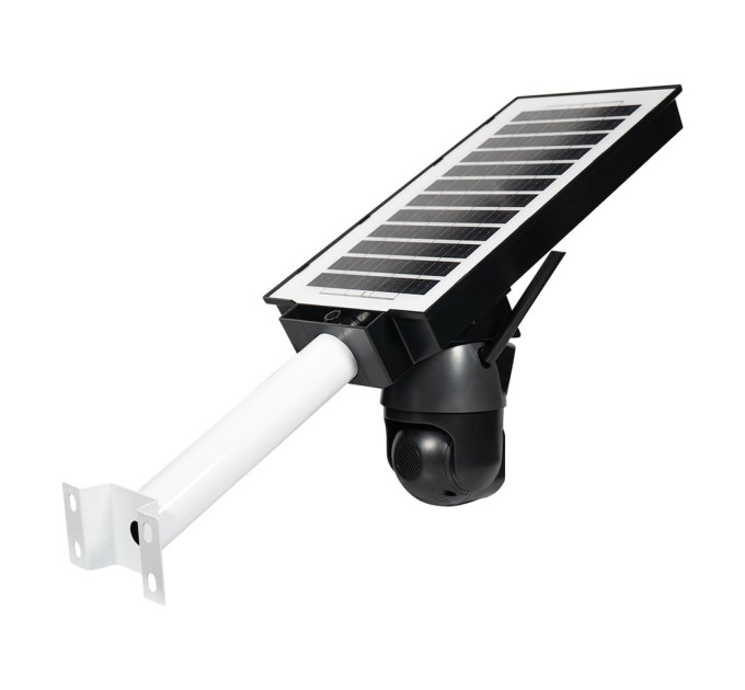 IP PTZ-відеокамера автономна з 4G, прожектором та сонячною панеллю 3Mp+3Mp+3Mp Light Vision VLC-1030IG10ZL/2C (Lamp+Solar) f=4mm, на акумуляторних батареях