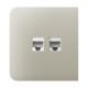 Фронтальная панель Ajax SideCover (LAN) ivory/слоновая кость для интернет-розетки Outlet (LAN)