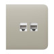 Фронтальная панель Ajax SideCover (LAN) ivory/слоновая кость для интернет-розетки Outlet (LAN)