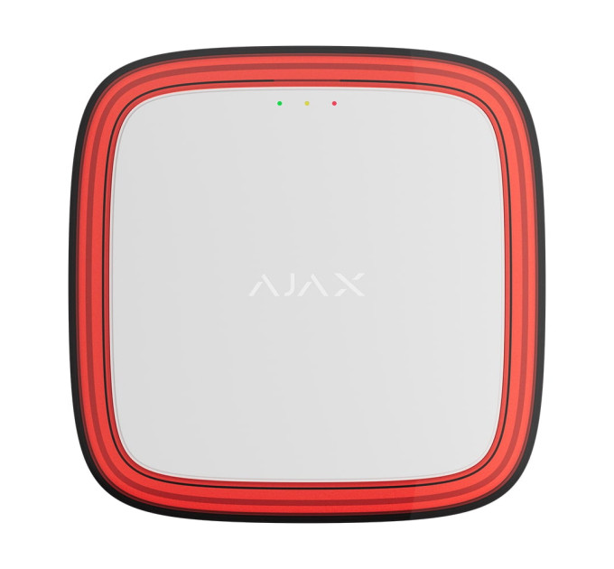 Бездротовий адресний пожежний оповіщувач світловий Ajax EN54 FireProtect (VAD) Jeweller White