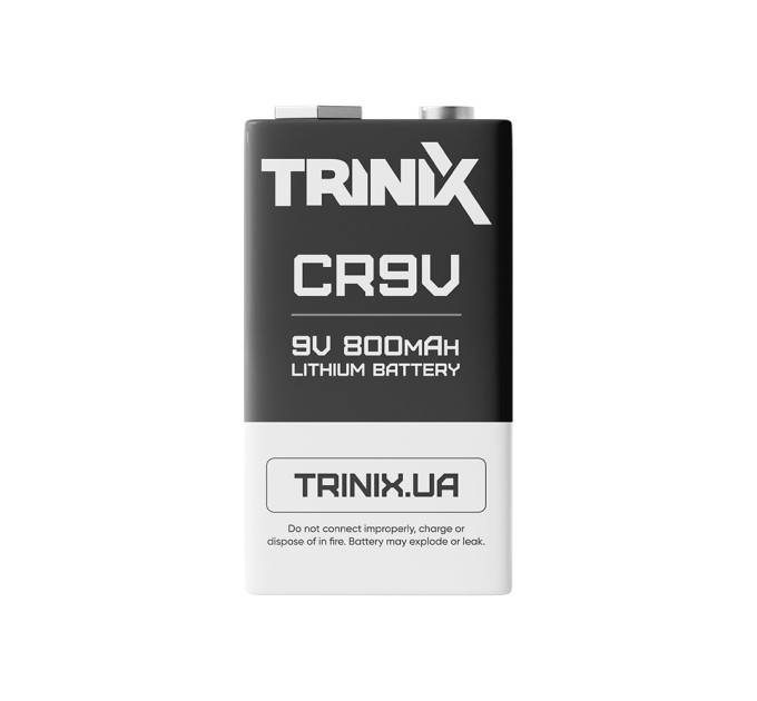 Батарея Trinix CR9V 9V LiMnO2 800mAh