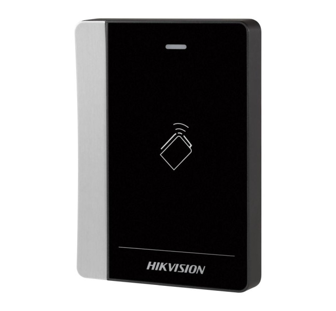 Считыватель EM-Marine и Mifare Hikvision DS-K1102AEM влагозащищен. Считыватель EM-Marine и Mifare Hikvision DS-K1102AEM влагозащищен.