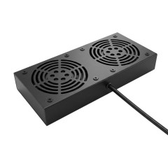 Вентилятор до комутаційних шаф глибиною 600 мм Trinix TRX-FAN2 Black Вентилятор до комутаційних шаф глибиною 600 мм Trinix TRX-FAN2 Black