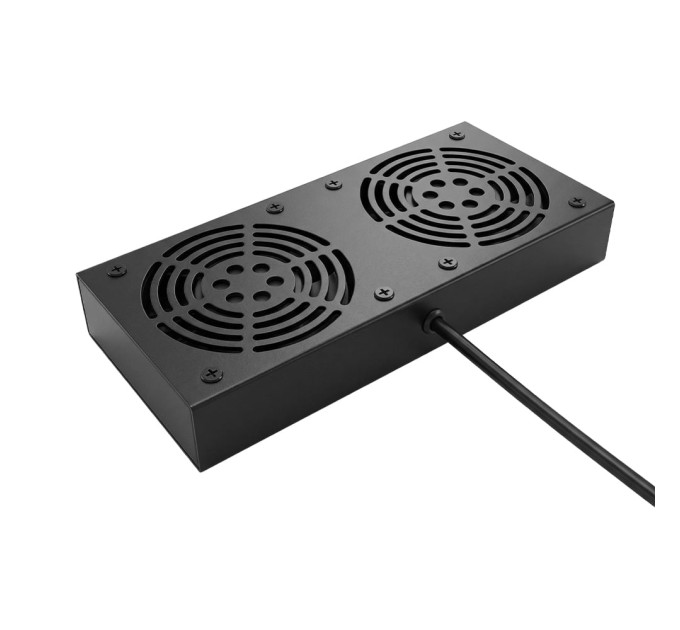 Вентилятор до комутаційних шаф глибиною 600 мм Trinix TRX-FAN2 Black Вентилятор до комутаційних шаф глибиною 600 мм Trinix TRX-FAN2 Black