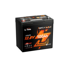 Аккумуляторная батарея литий-железо-фосфатная с Bluetooth 12.8В 100А*ч LiFePO4 LiTime Xtramini L12V100-100-XTRA-MINI-BT-4-A55 Аккумуляторная батарея литий-железо-фосфатная с Bluetooth 12.8В 100А*ч LiFePO4 LiTime Xtramini L12V100-100-XTRA-MINI-BT-4-A55