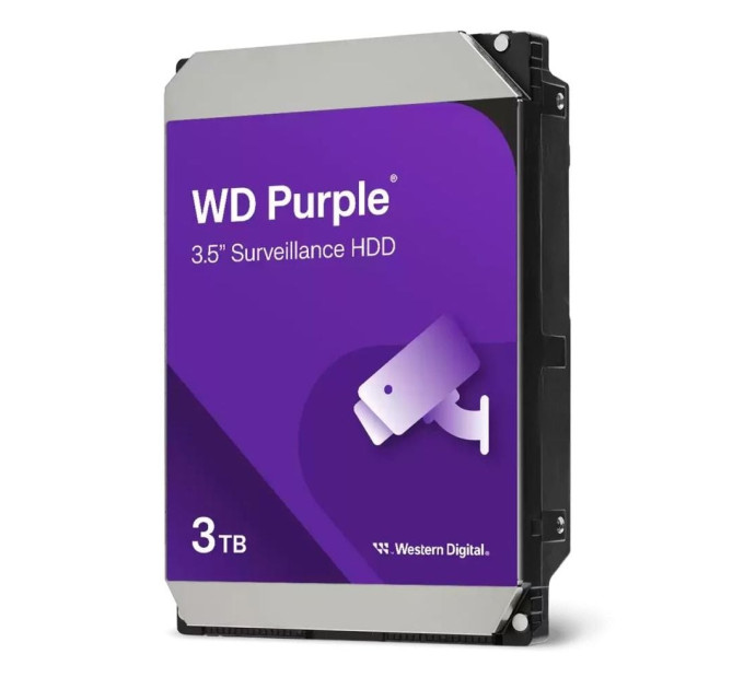 Жорсткий диск 3.5" 3TB 128MB Western Digital Purple WD34PURZ
